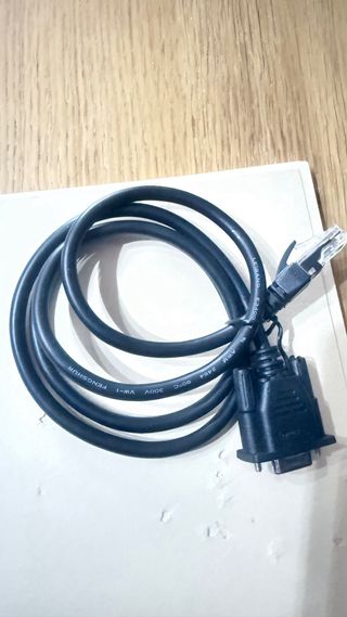Cable Consola RS232 a RJ45 DB9 9 pines