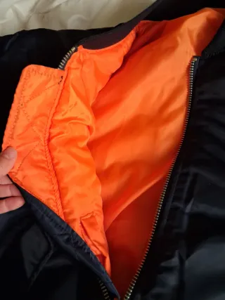 Chaqueta Bomber Brandit Reversible Azul Marino