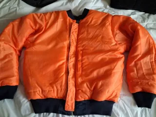 Chaqueta Bomber Brandit Reversible Azul Marino