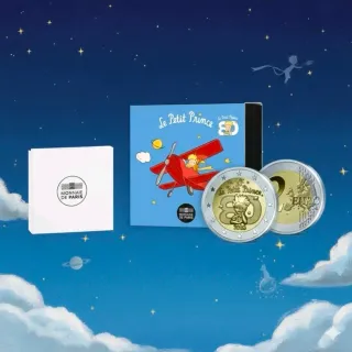 2€ Francia 2026 El Principito Moneda Prueba invers