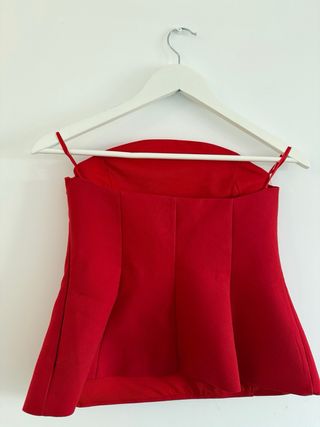 Top Zara Rojo Talla M