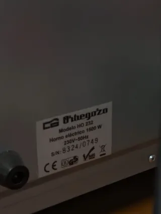 Horno pequeño Orbegozo