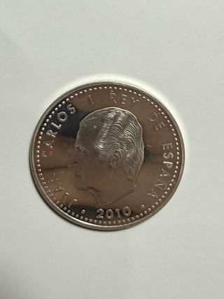 Moneda 10 Euros Plata España 2010 Mundial Fútbol