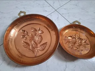 Set Rame: Setaccio, Piatti Murali, Mestolo