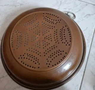 Set Rame: Setaccio, Piatti Murali, Mestolo