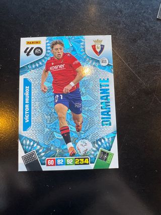 Carta Panini VÍCTOR MUÑOZ Diamante 413