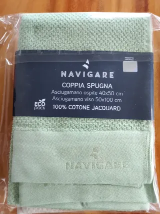 Set 4 Asciugamani Navigare Cotone Jacquard