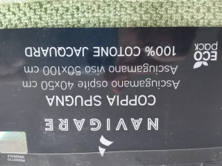 Set 4 Asciugamani Navigare Cotone Jacquard