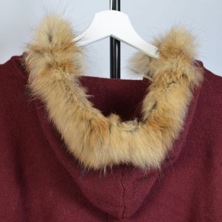 GANGA nueva Preciosa capa con pelo Natural!