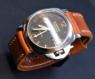 Correa artesanal de piel para reloj Panerai, Rolex