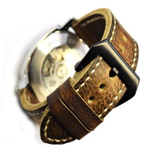 Correa artesanal de piel para reloj Panerai, Rolex