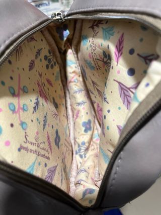 Bolso redondo niña dibujo chica