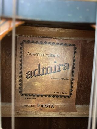 Guitarra Española Admira Keller-España