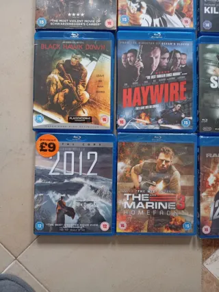 Pack Blu-ray Películas Acción (Inglés)