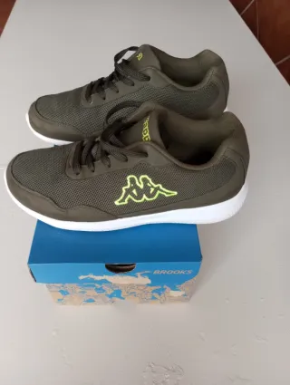 Zapatillas Kappa Talla 37 Verde Oliva Unisex