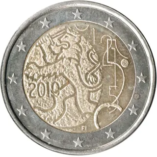 2x2€Finlandia 2010-2011 Conmemorativa