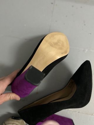 Zapatos de tacón Zara negros talla 37