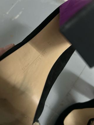 Zapatos de tacón Zara negros talla 37