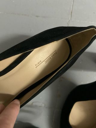 Zapatos de tacón Zara negros talla 37