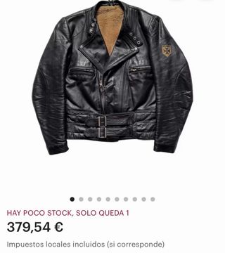 Chaqueta cuero Moto Vintage Harro