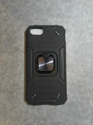 Funda iPhone 7/8G Negra con Aro