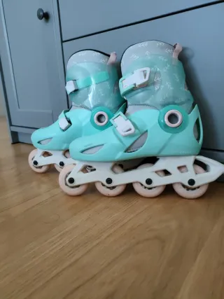 Patines en línea Oxelo niña talla ajustable 32-34