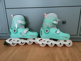 Patines en línea Oxelo niña talla ajustable 32-34