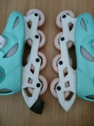 Patines en línea Oxelo niña talla ajustable 32-34