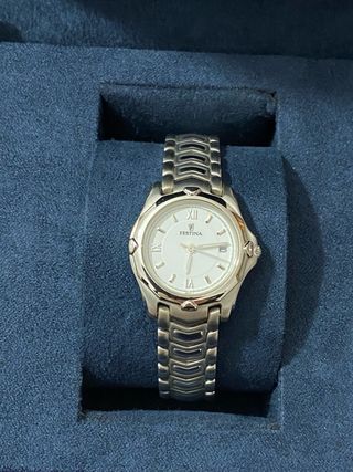 Orologio Festina Donna Acciaio e Bianco Nuovo