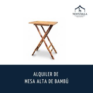Alquiler de taburetes de bambú