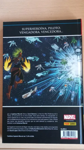 CAPITANA MARVEL: MÁS ALTO, MÁS LEJOS, MÁS RÁPIDO