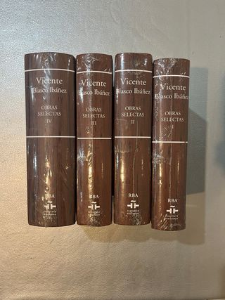 Obras Selectas Vicente Blasco Ibáñez (4 tomos)