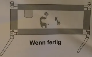 Barandilla de seguridad para cama