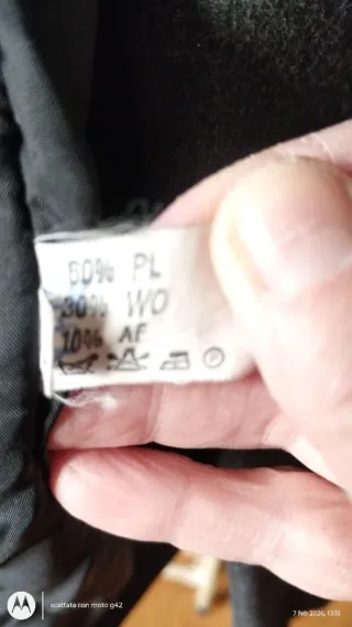 Giaccone grigio con cappuccio