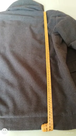 Giaccone grigio con cappuccio