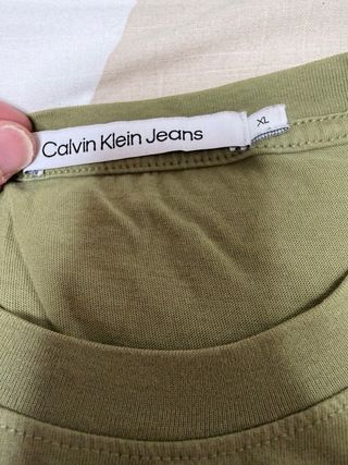 Camiseta Calvin Klein Jeans Verde Talla M