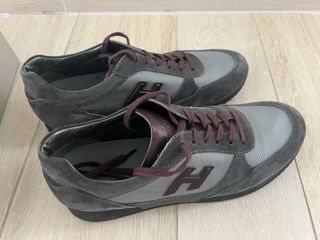 Scarpe Hogan Uomo Grigio/Marrone