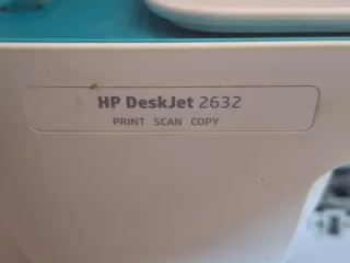 Impresora HP Blanca y Azul