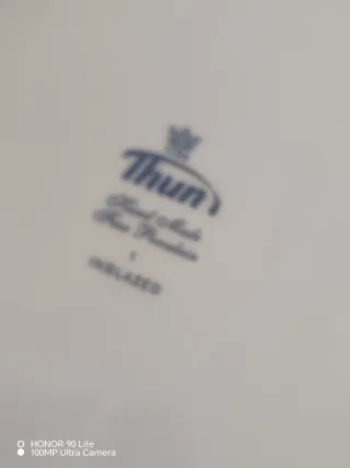 Piatto Thun Porcellana Fine Inglazed Mi