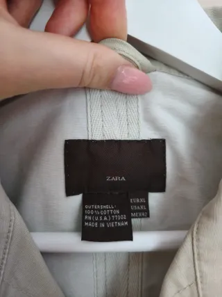 Cazadora Zara Beige Talla XL