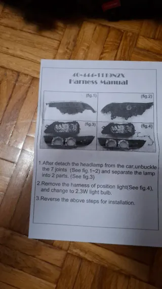 Faro Delantero Izquierdo BMW Serie 5 E39 1995-2000