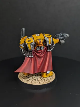 Praetor Cataphractii y Capellán Puños Imperiales