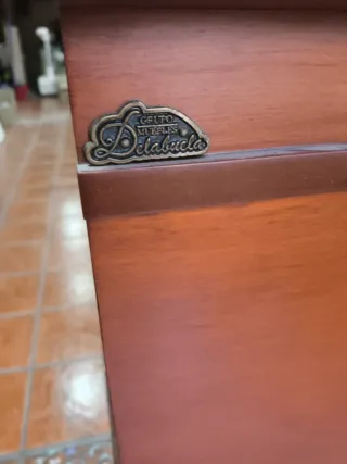 Escritorio antiguo madera maciza