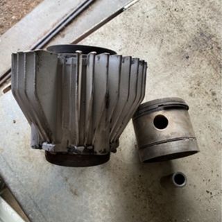 Cilindro e pistone Moto Guzzi Ercole 500