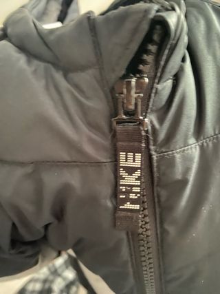 Chaqueta Nike Gris y Negra Talla XL Niño