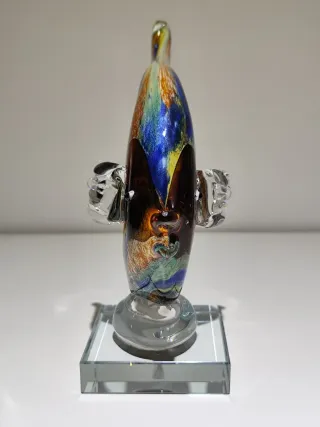 Figura Pez Ángel o Escalar Estilo Murano