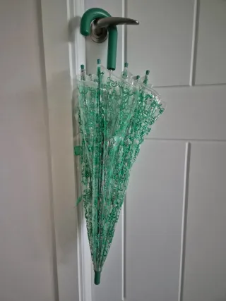 Paraguas infantil Kukuxumusu verde