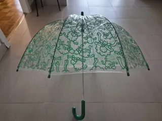 Paraguas infantil Kukuxumusu verde