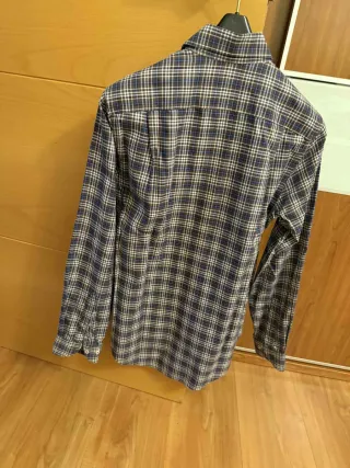 Camisa Pedro del Hierro cuadros azul y marrón