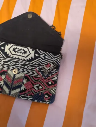 Bolso de mano Sfera estampado tribal